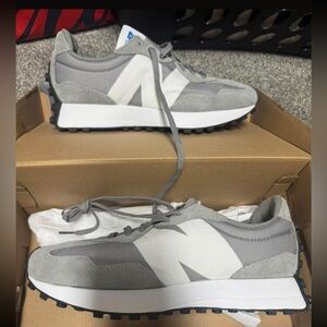 Women’s Gray and White Sneakers